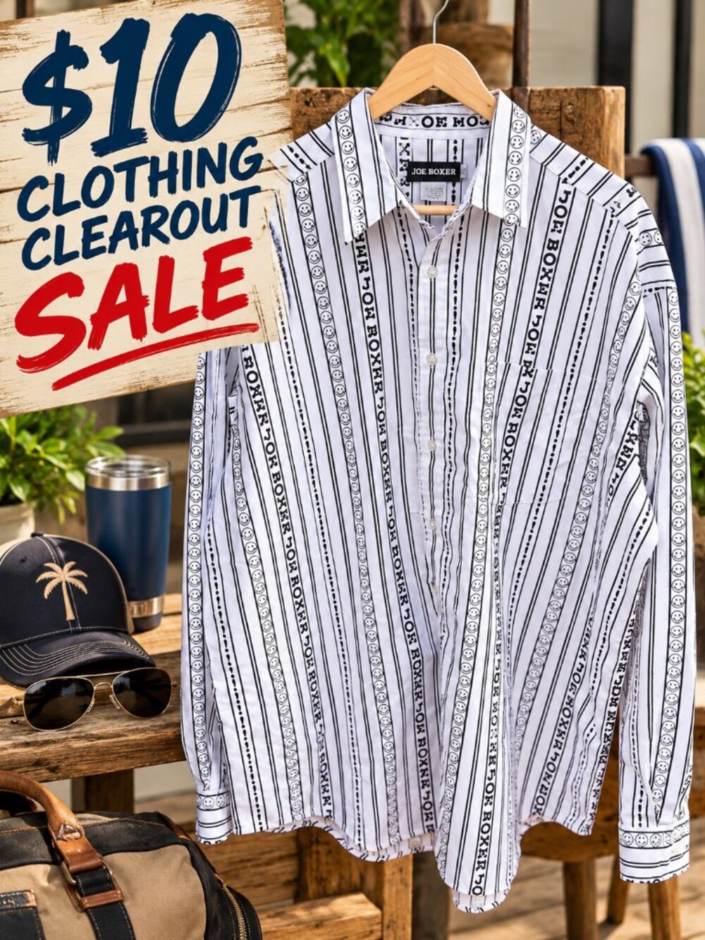 JOE BOXER Striped Casual Shirt